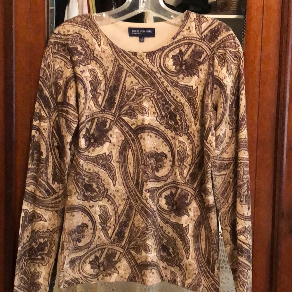Jones New York Long sleeved top